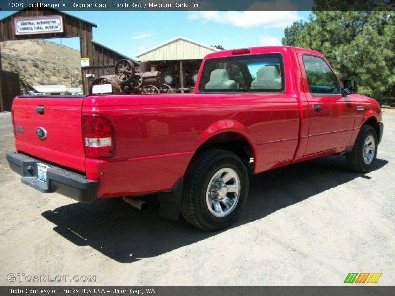 Torch Red / Medium Dark Flint 2008 Ford Ranger XL Regular Cab
