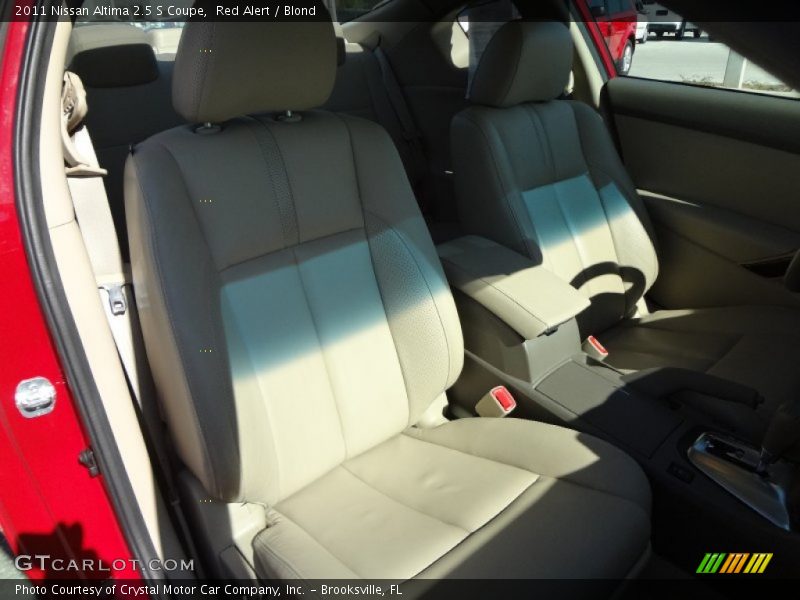 Red Alert / Blond 2011 Nissan Altima 2.5 S Coupe