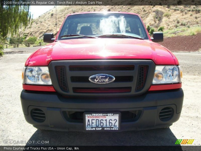 Torch Red / Medium Dark Flint 2008 Ford Ranger XL Regular Cab