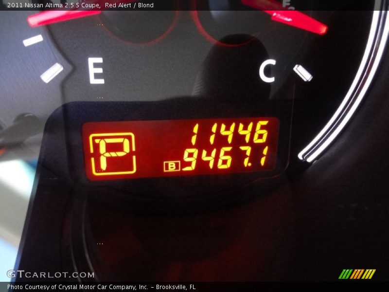 Red Alert / Blond 2011 Nissan Altima 2.5 S Coupe