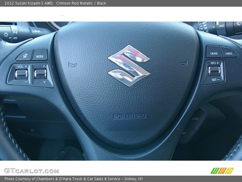 Crimson Red Metallic / Black 2012 Suzuki Kizashi S AWD
