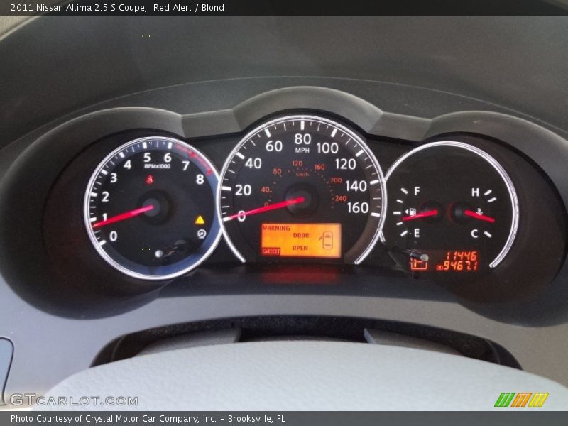 Red Alert / Blond 2011 Nissan Altima 2.5 S Coupe