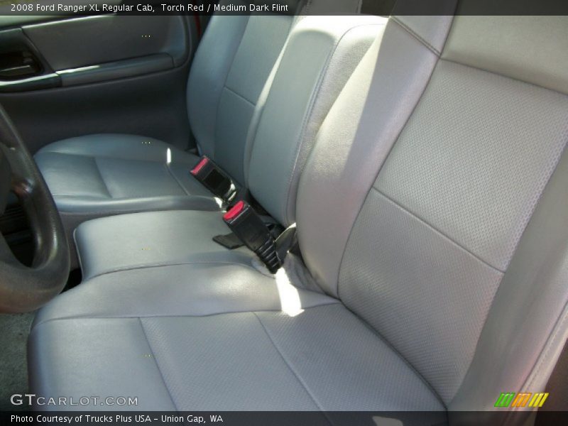 Torch Red / Medium Dark Flint 2008 Ford Ranger XL Regular Cab