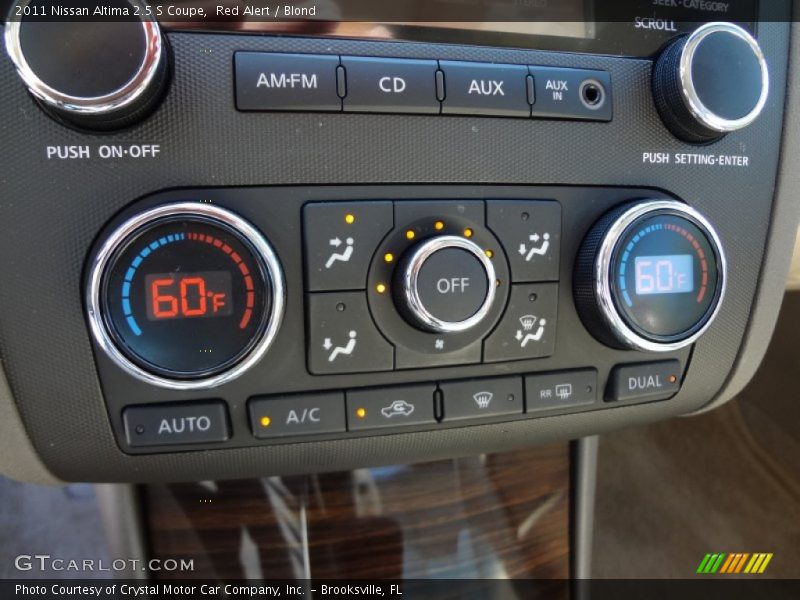 Red Alert / Blond 2011 Nissan Altima 2.5 S Coupe