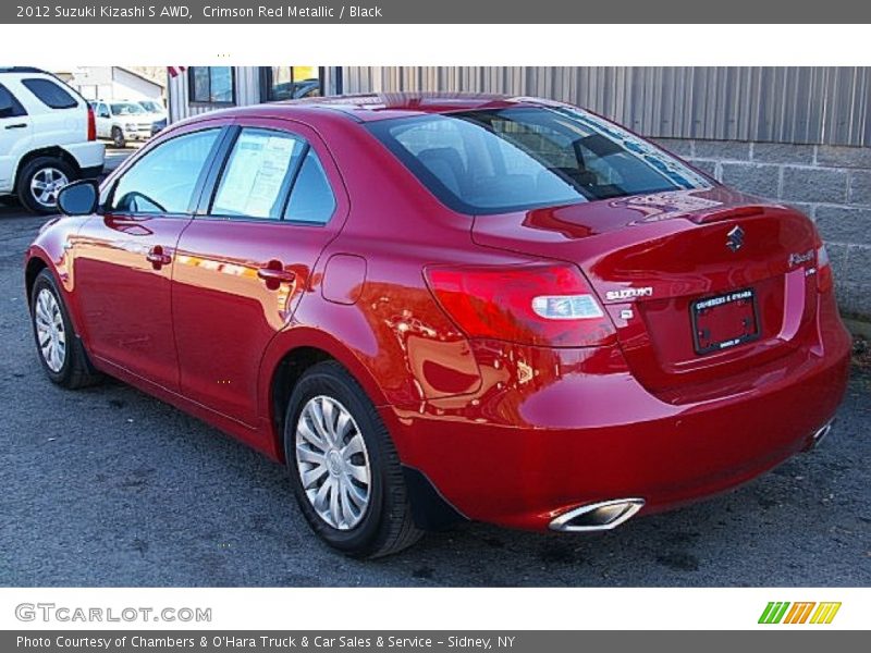 Crimson Red Metallic / Black 2012 Suzuki Kizashi S AWD