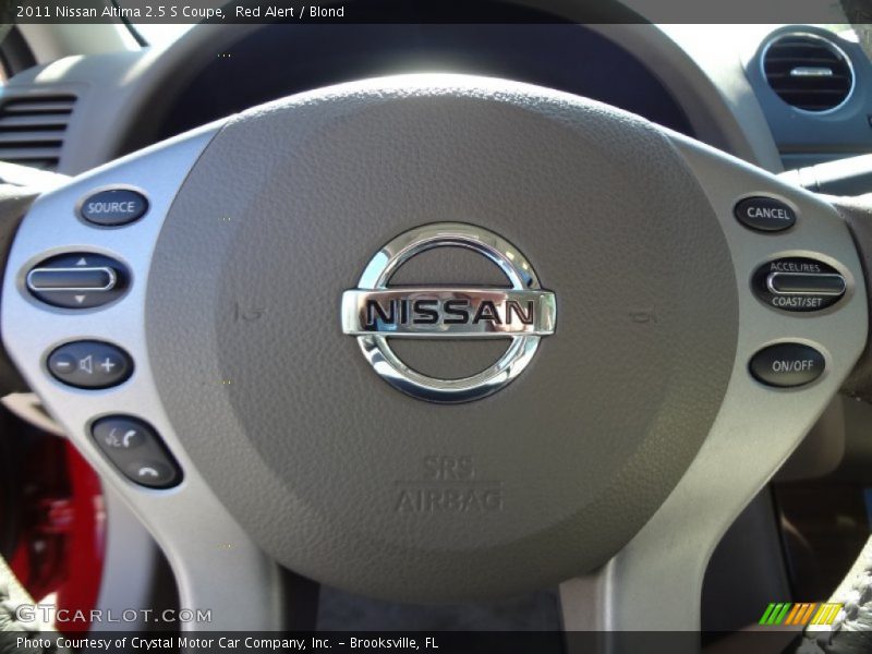 Red Alert / Blond 2011 Nissan Altima 2.5 S Coupe