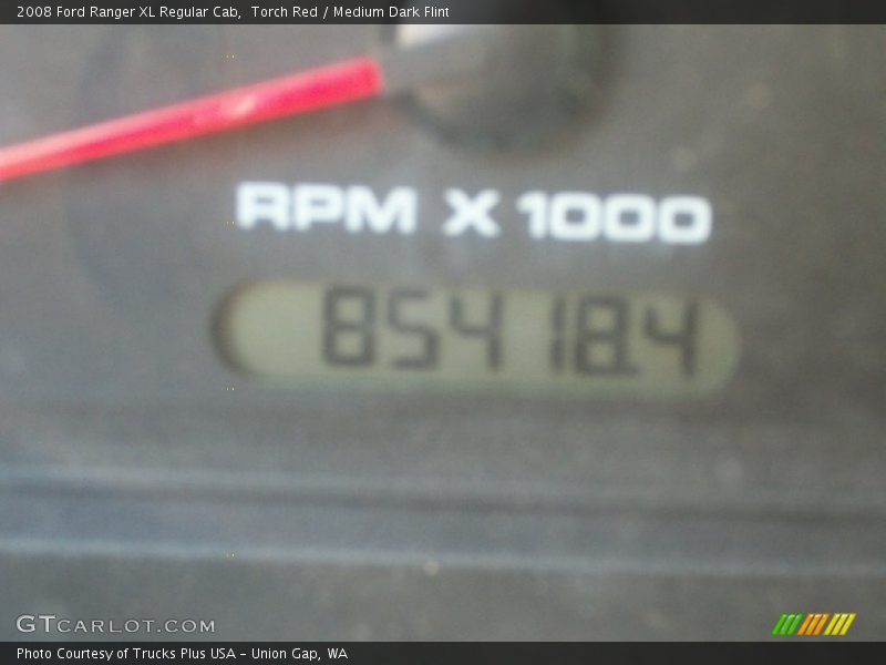 Torch Red / Medium Dark Flint 2008 Ford Ranger XL Regular Cab