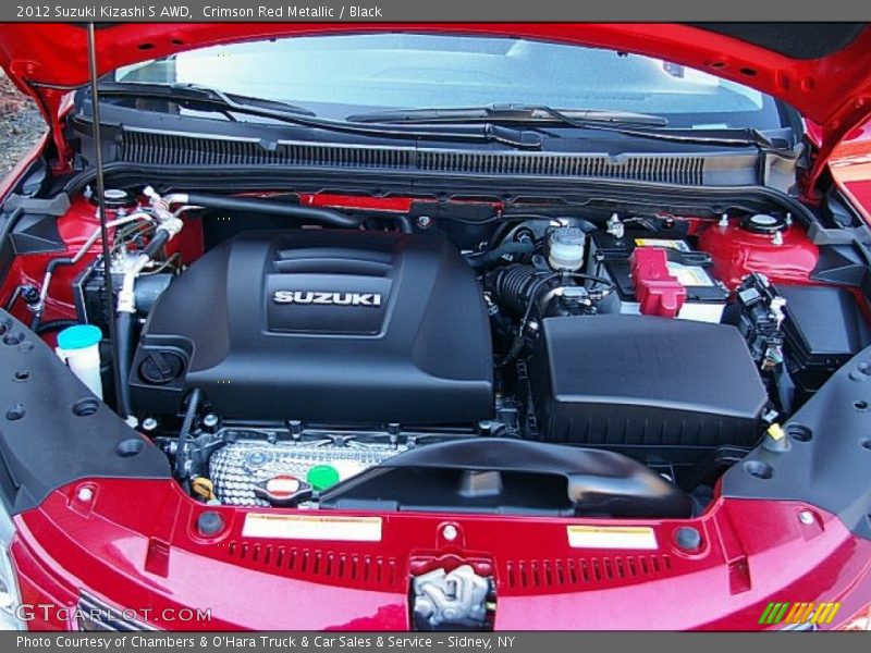 Crimson Red Metallic / Black 2012 Suzuki Kizashi S AWD