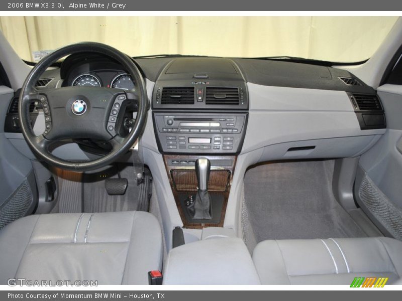 Alpine White / Grey 2006 BMW X3 3.0i