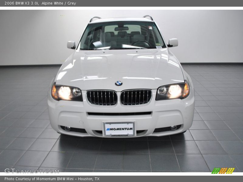 Alpine White / Grey 2006 BMW X3 3.0i