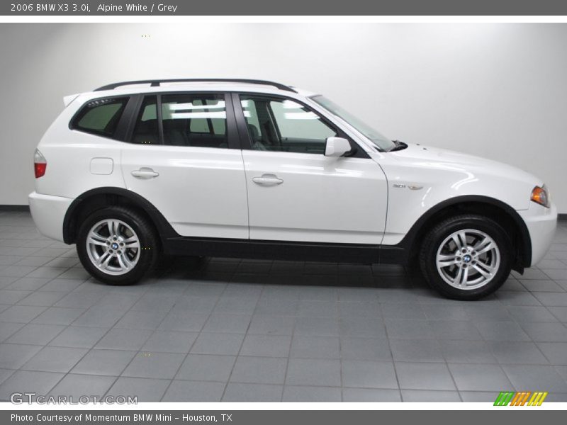 Alpine White / Grey 2006 BMW X3 3.0i
