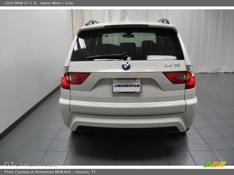 Alpine White / Grey 2006 BMW X3 3.0i