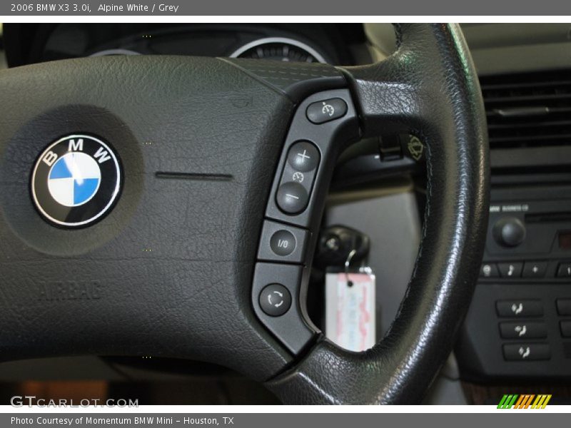 Alpine White / Grey 2006 BMW X3 3.0i