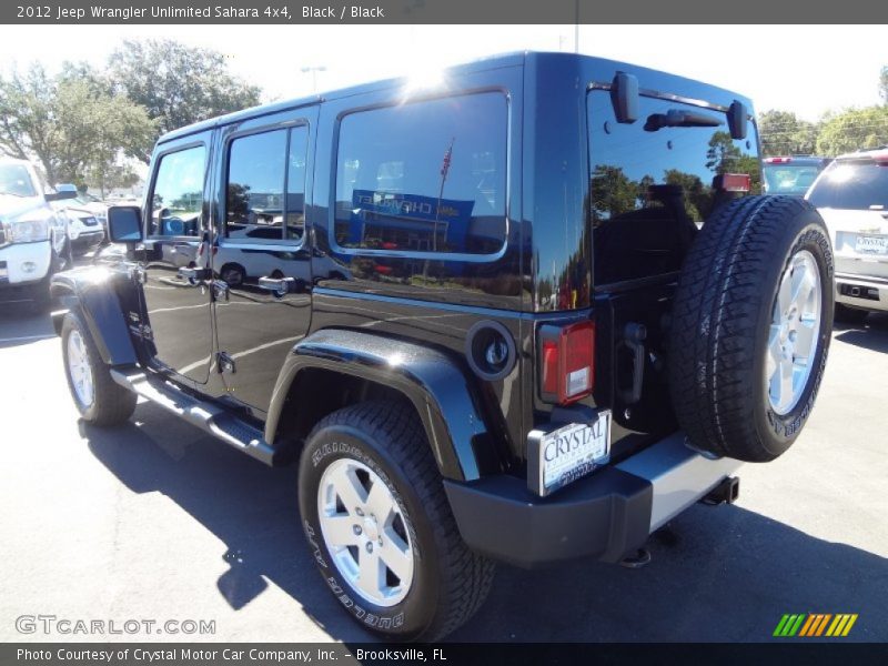 Black / Black 2012 Jeep Wrangler Unlimited Sahara 4x4