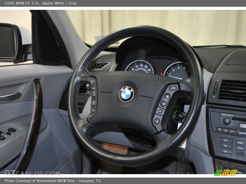 Alpine White / Grey 2006 BMW X3 3.0i