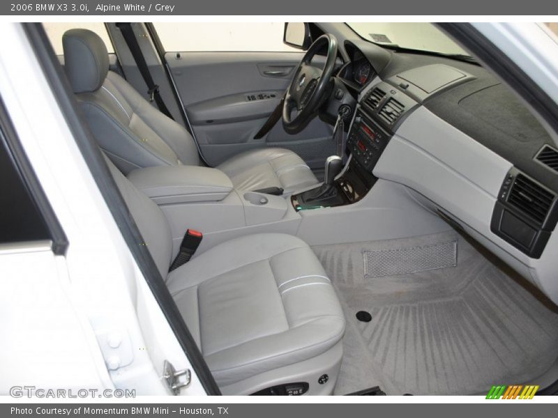 Alpine White / Grey 2006 BMW X3 3.0i