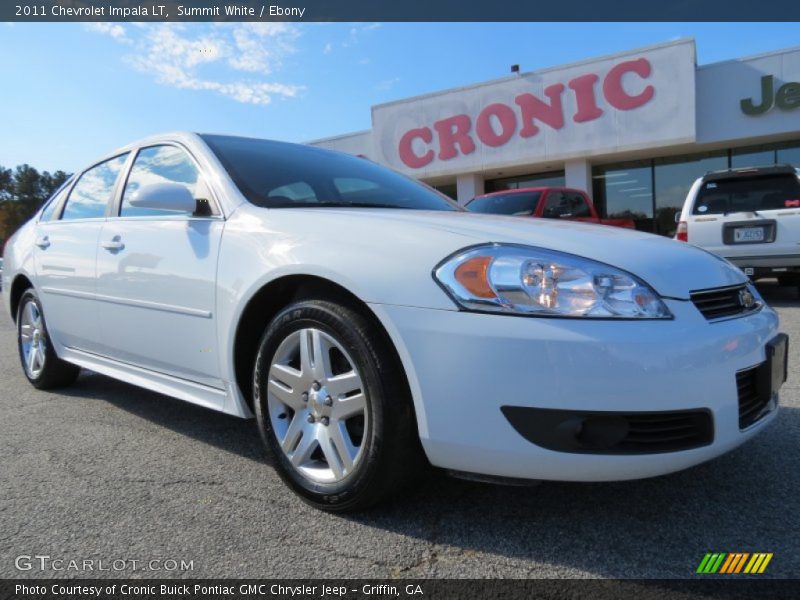 Summit White / Ebony 2011 Chevrolet Impala LT