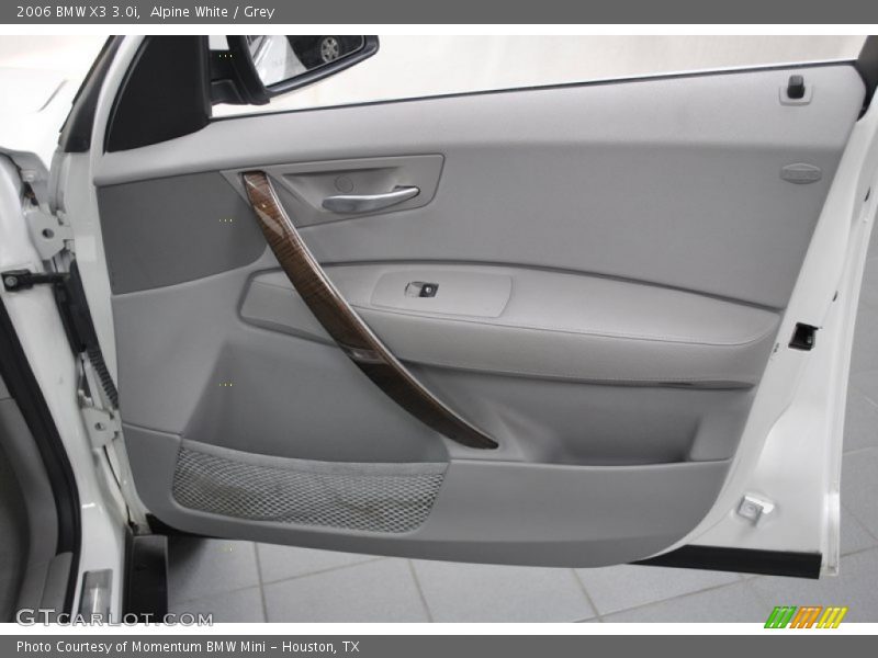 Alpine White / Grey 2006 BMW X3 3.0i