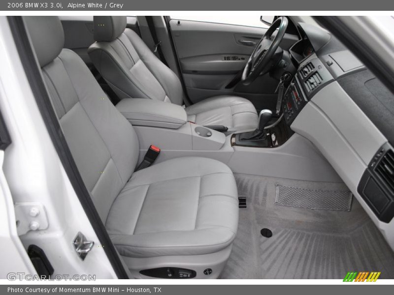 Alpine White / Grey 2006 BMW X3 3.0i