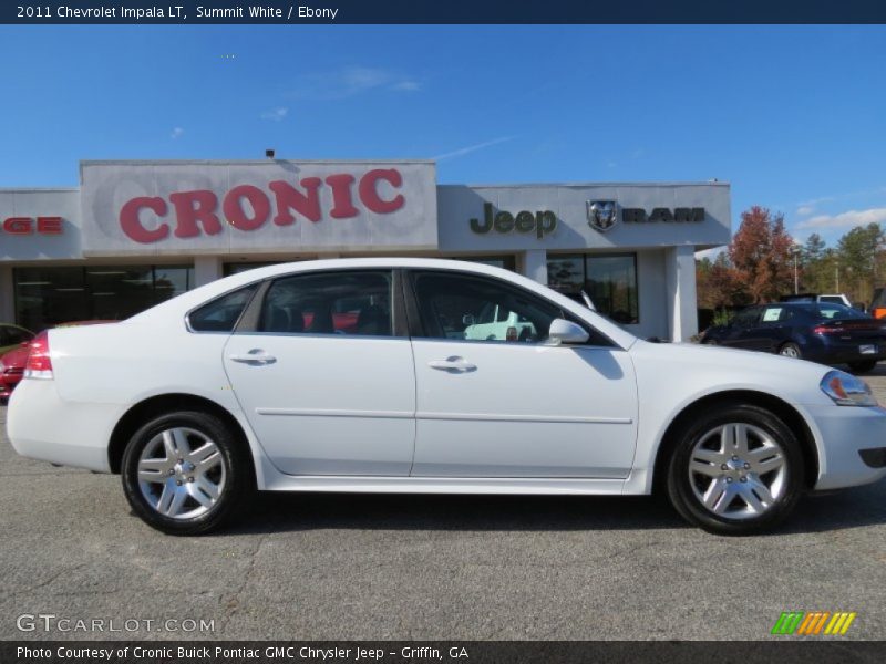 Summit White / Ebony 2011 Chevrolet Impala LT