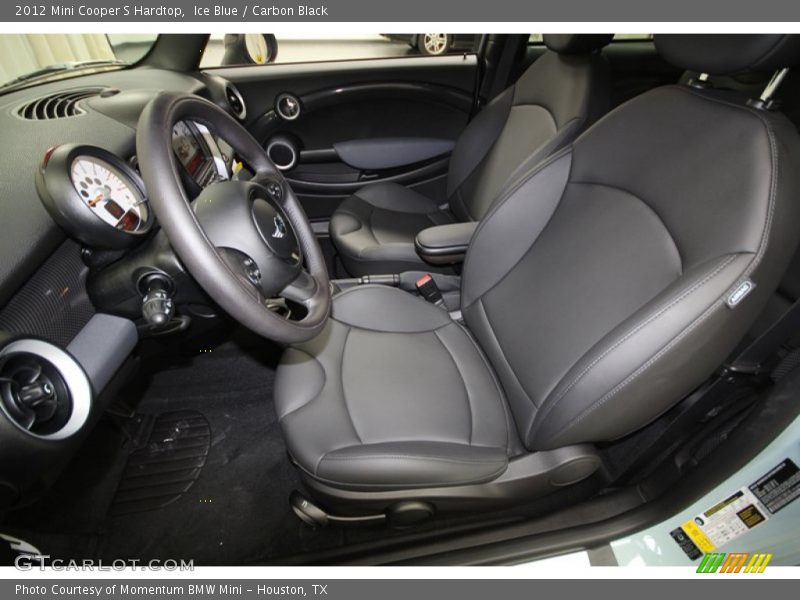 2012 Cooper S Hardtop Carbon Black Interior