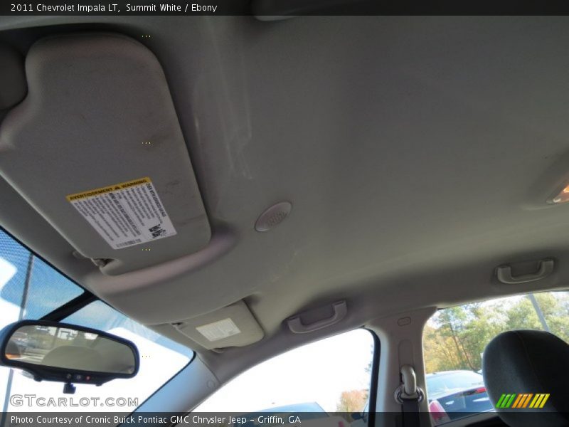 Summit White / Ebony 2011 Chevrolet Impala LT
