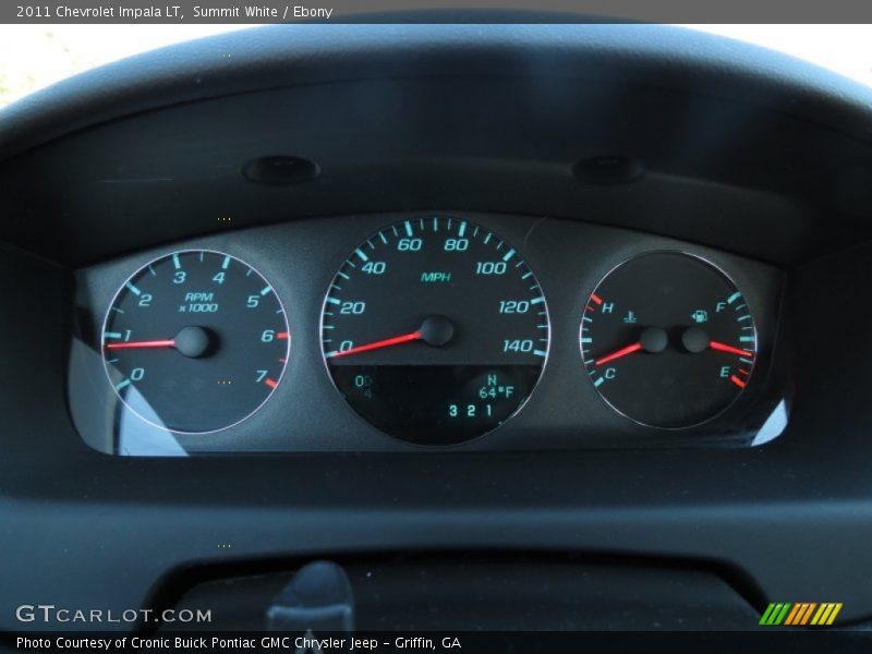Summit White / Ebony 2011 Chevrolet Impala LT