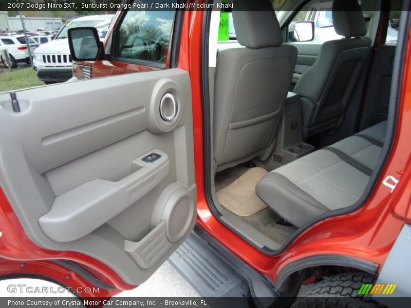 Sunburst Orange Pearl / Dark Khaki/Medium Khaki 2007 Dodge Nitro SXT