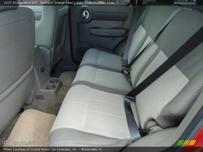 Sunburst Orange Pearl / Dark Khaki/Medium Khaki 2007 Dodge Nitro SXT