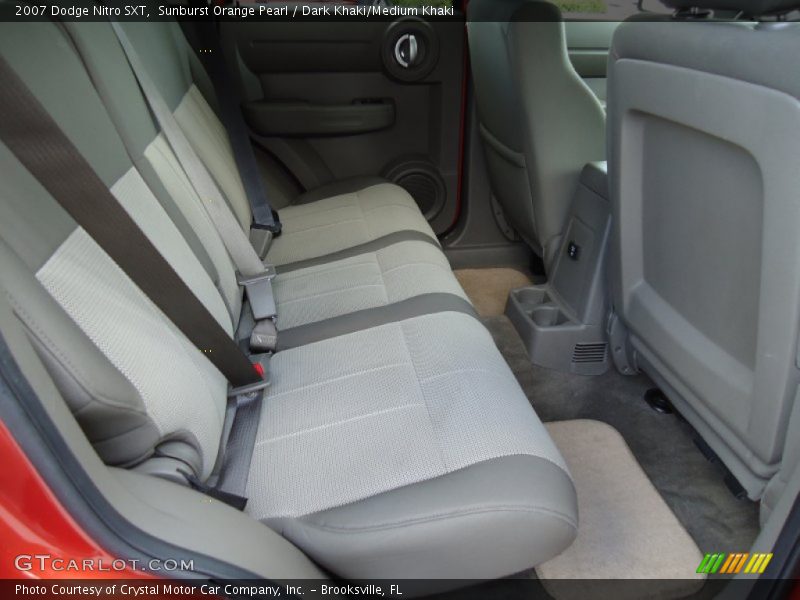 Sunburst Orange Pearl / Dark Khaki/Medium Khaki 2007 Dodge Nitro SXT