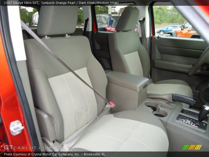 Sunburst Orange Pearl / Dark Khaki/Medium Khaki 2007 Dodge Nitro SXT
