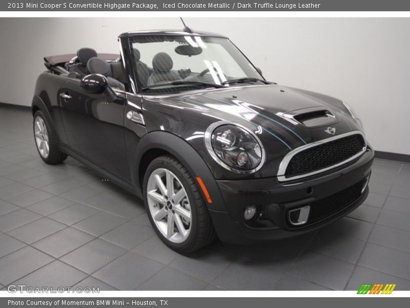 Front 3/4 View of 2013 Cooper S Convertible Highgate Package