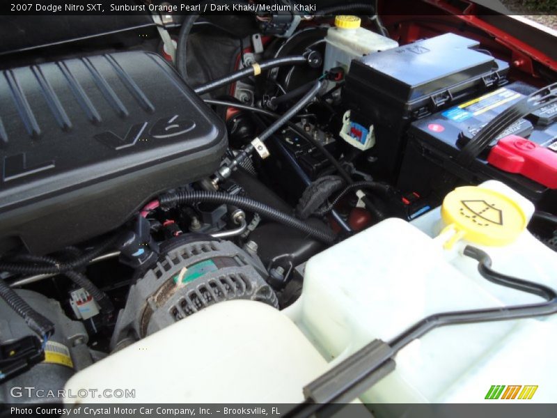 Sunburst Orange Pearl / Dark Khaki/Medium Khaki 2007 Dodge Nitro SXT