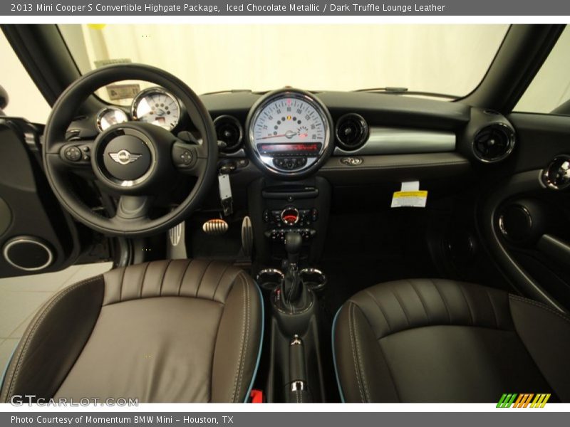 Dashboard of 2013 Cooper S Convertible Highgate Package