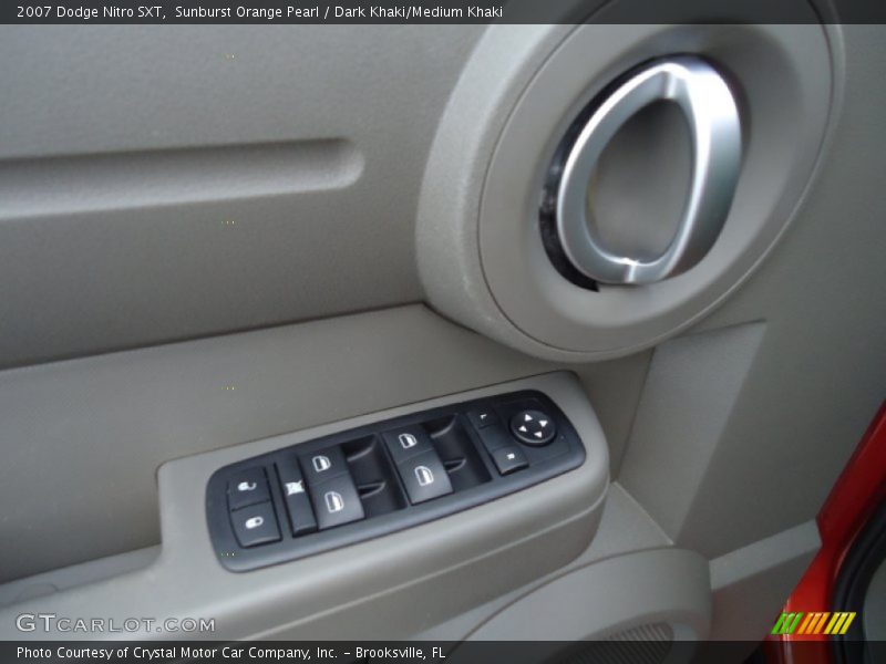 Sunburst Orange Pearl / Dark Khaki/Medium Khaki 2007 Dodge Nitro SXT