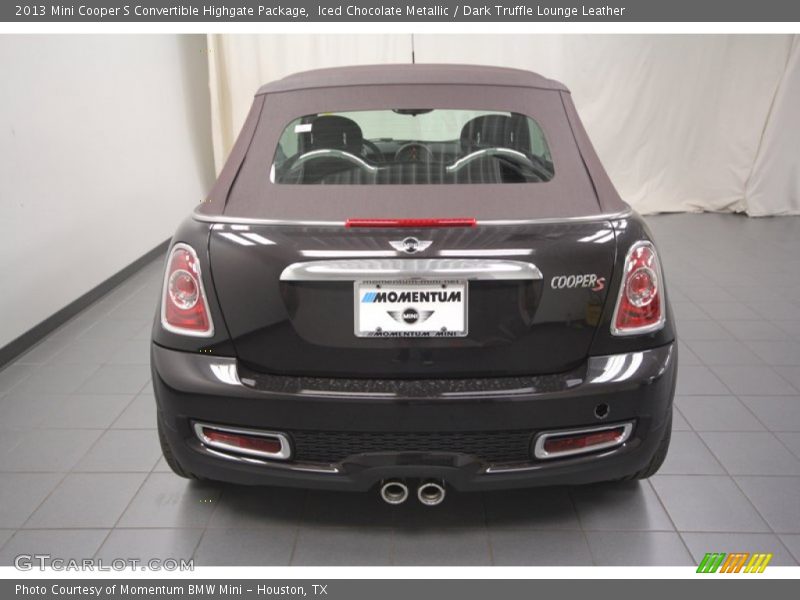 Iced Chocolate Metallic / Dark Truffle Lounge Leather 2013 Mini Cooper S Convertible Highgate Package