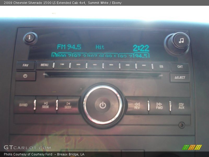 Summit White / Ebony 2009 Chevrolet Silverado 1500 LS Extended Cab 4x4