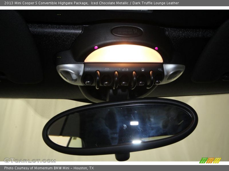 Iced Chocolate Metallic / Dark Truffle Lounge Leather 2013 Mini Cooper S Convertible Highgate Package