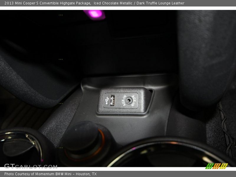 Iced Chocolate Metallic / Dark Truffle Lounge Leather 2013 Mini Cooper S Convertible Highgate Package