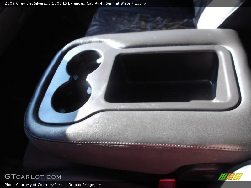 Summit White / Ebony 2009 Chevrolet Silverado 1500 LS Extended Cab 4x4