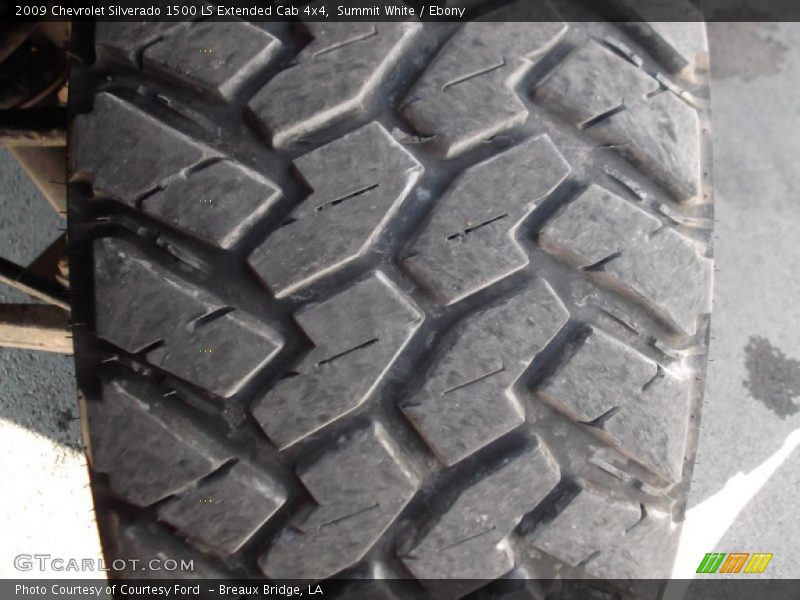 Summit White / Ebony 2009 Chevrolet Silverado 1500 LS Extended Cab 4x4