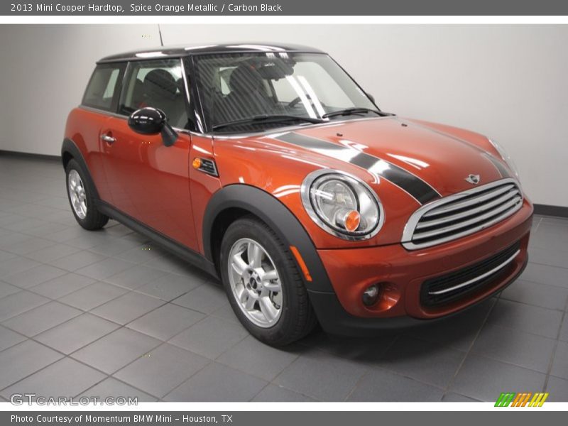 Spice Orange Metallic / Carbon Black 2013 Mini Cooper Hardtop