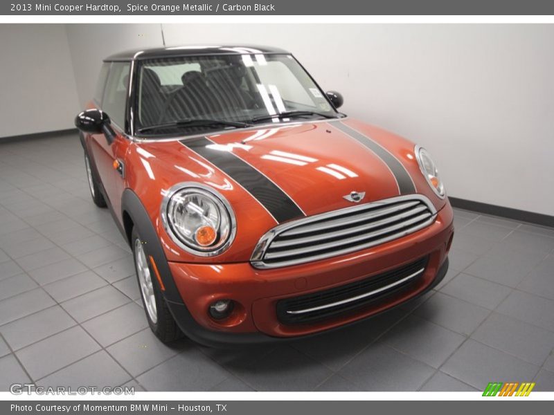 Spice Orange Metallic / Carbon Black 2013 Mini Cooper Hardtop