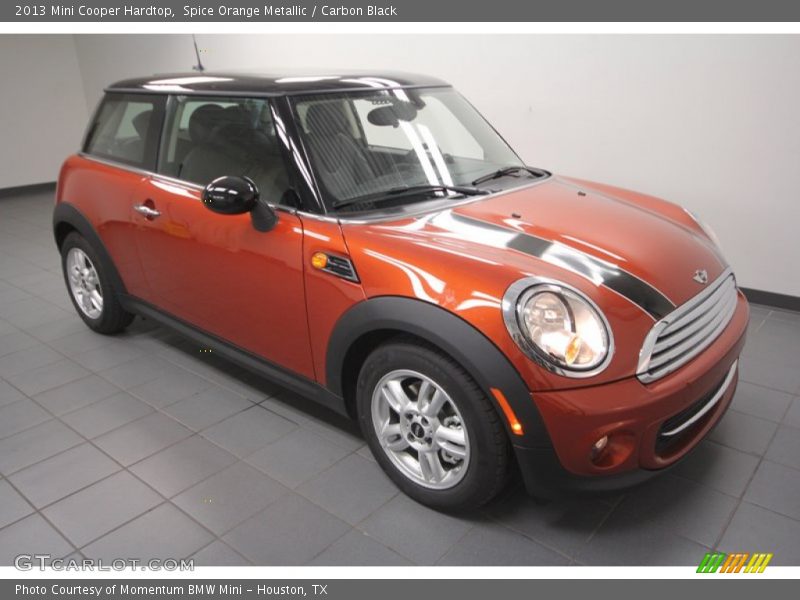 Spice Orange Metallic / Carbon Black 2013 Mini Cooper Hardtop