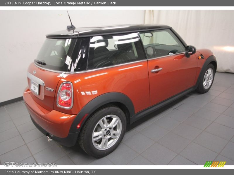 Spice Orange Metallic / Carbon Black 2013 Mini Cooper Hardtop