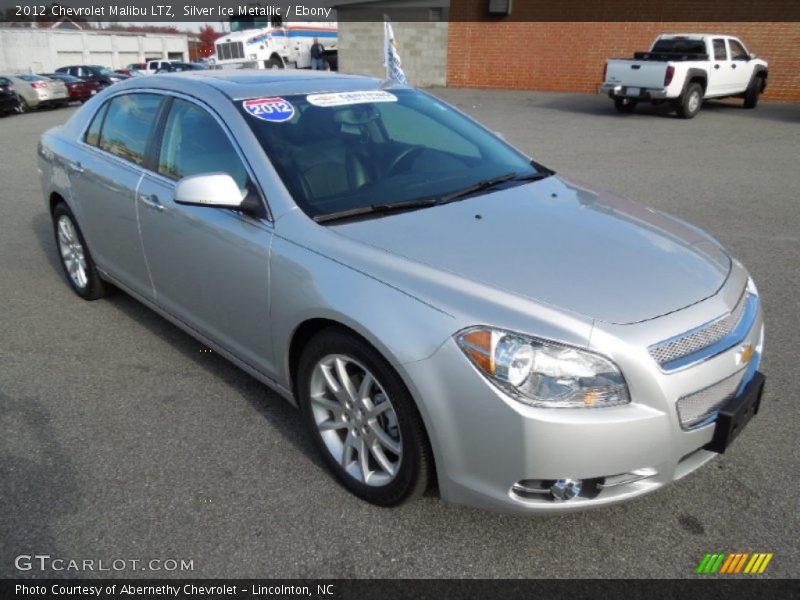 Silver Ice Metallic / Ebony 2012 Chevrolet Malibu LTZ