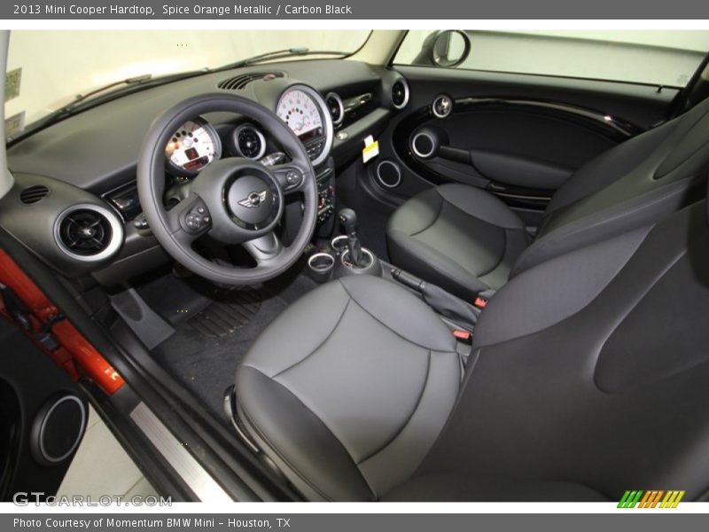 Spice Orange Metallic / Carbon Black 2013 Mini Cooper Hardtop