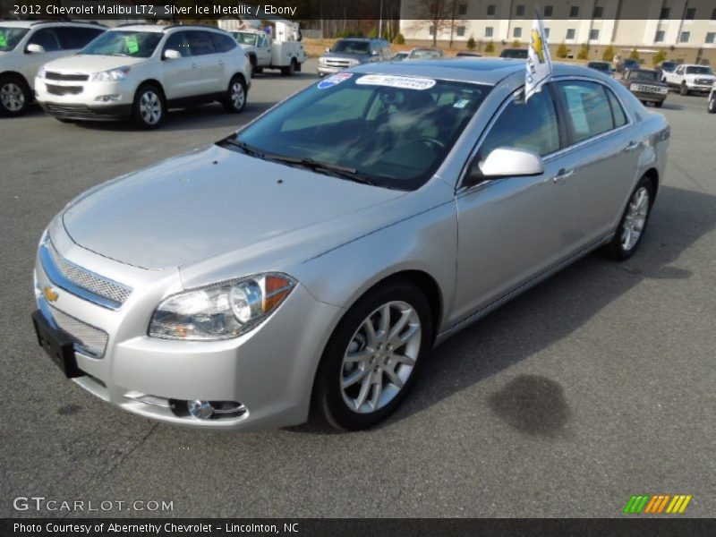 Silver Ice Metallic / Ebony 2012 Chevrolet Malibu LTZ