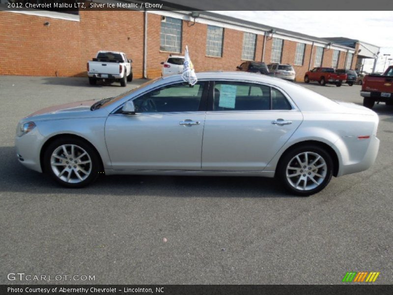 Silver Ice Metallic / Ebony 2012 Chevrolet Malibu LTZ