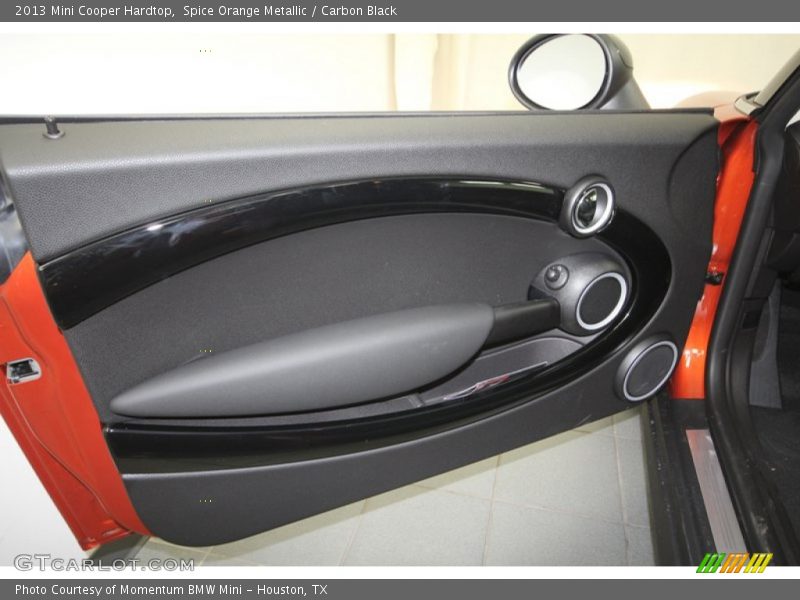 Spice Orange Metallic / Carbon Black 2013 Mini Cooper Hardtop